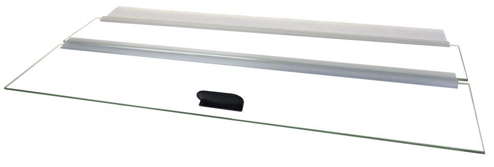 H2Pro 24" Glass Canopy for 15/20/ 55-Gallon Aqueon All Glass Marineland Perfecto Aquarium Fish Tank (23.07 x 11.69 x 0.16in)