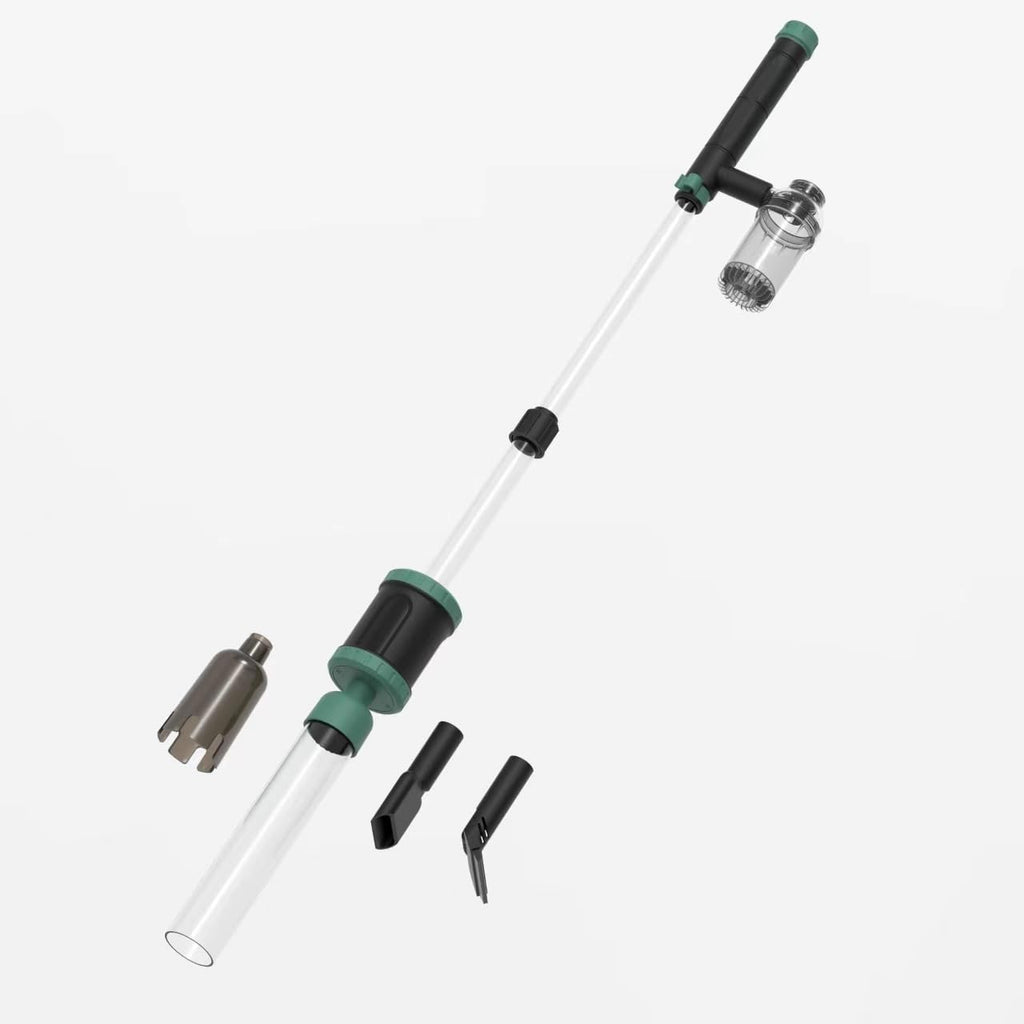 AKKEE Aquarium Vacuum Gravel Cleaner,Cleaner Vacuum for Water Changer Wash Sand Water 6 in 1 Multifunctional 18W Fish Tank
