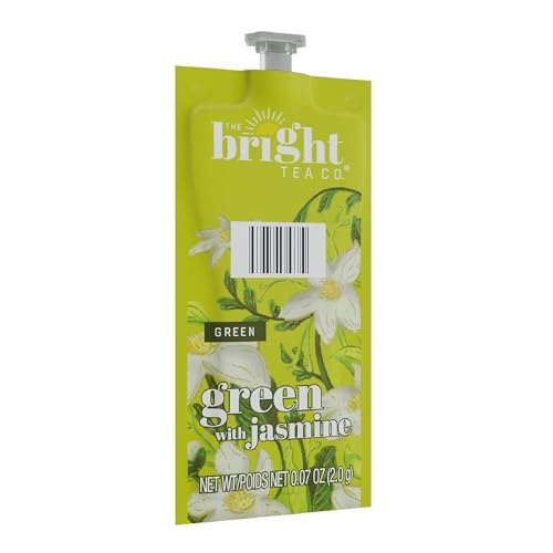 Bright Tea Company Green Tea with Jasmine Flavia Freshpacks, Case of 40