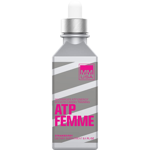 MMUSA ATP Femme Creatine Serum. Boost Workouts, Stamina & Power. No Bloating & Dehydration. Rapid Energy for Superior Performance. Lean Muscle Builder. Amino Acids. Fast-Acting. Strawberry, 5.1 Fl Oz