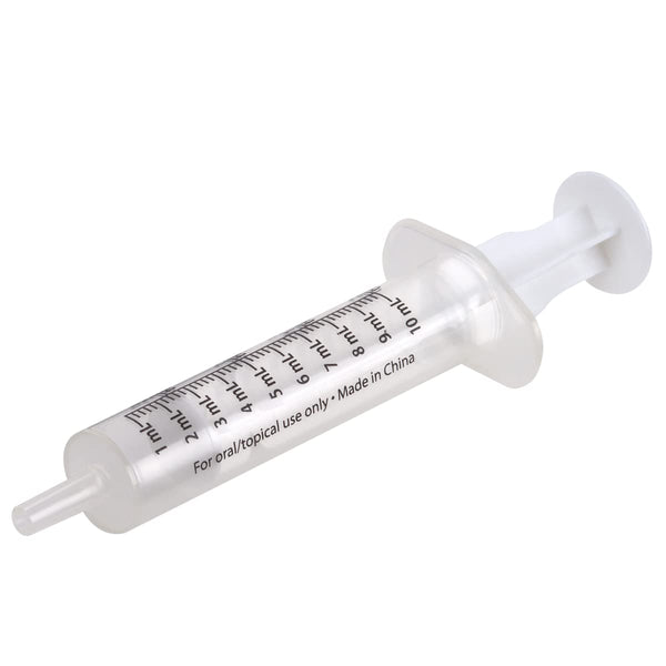 Acu-Life Kids & Baby Oral Dosage Syringe & Dispenser, Transparent, Easy to Use And Reusable, 2 TSP (10 ml) Capacity, BPA Free
