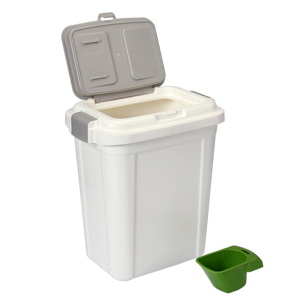 Ashfield & Harkness Airtight Pet Food Storage Container, up to 20 Lbs/ 23 Qt for Dog Cat Bird and Other Pet Food Storage, Easy Acces Including Scoup, Easy Access, Lightweight Keeps Pet Food Fresh