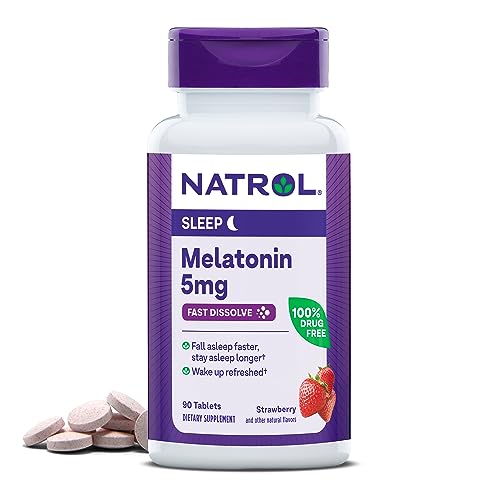 Natrol, Melatonin 5Mg Fast Dissolve, 90 Count