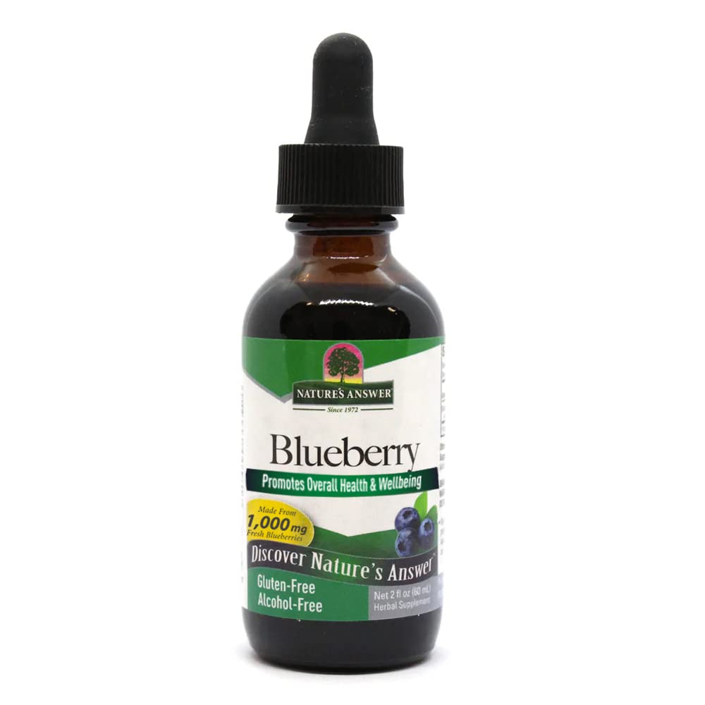 Nature's Answer Alcohol-Free Blueberry Fruit, 2-Fluid Ounces