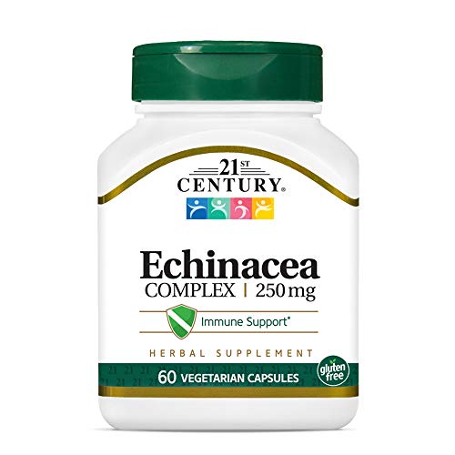 21st Century Echinacea Extract Veg Capsules, 60 Count