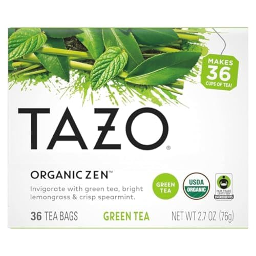 TAZO Organic Zen Green Tea, 36 Total Tea Bags