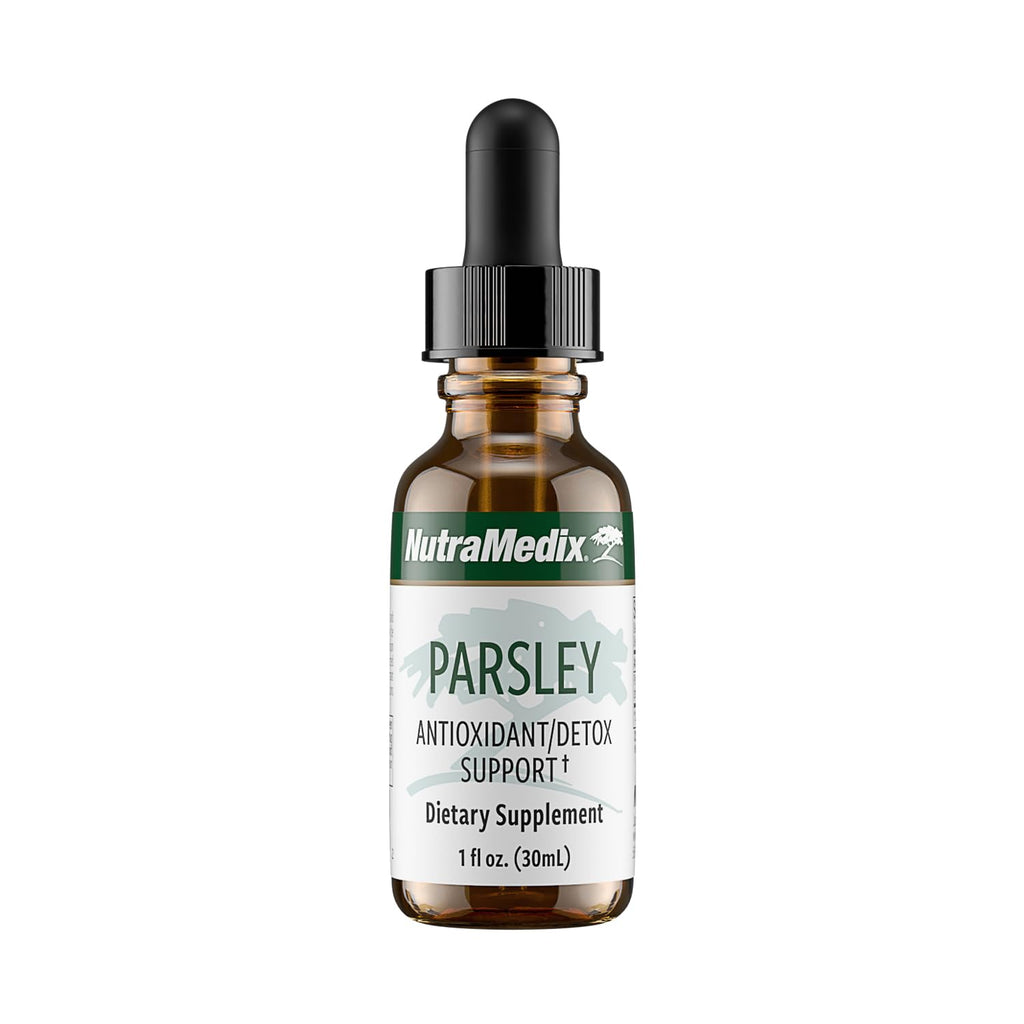 NutraMedix Parsley Herbal Supplement - Parsley Leaf and Stem Extract - Antioxidant Support, Body Detox & Cleanse Support - Liquid Herbal Supplements for Immune Health (1oz / 30ml)