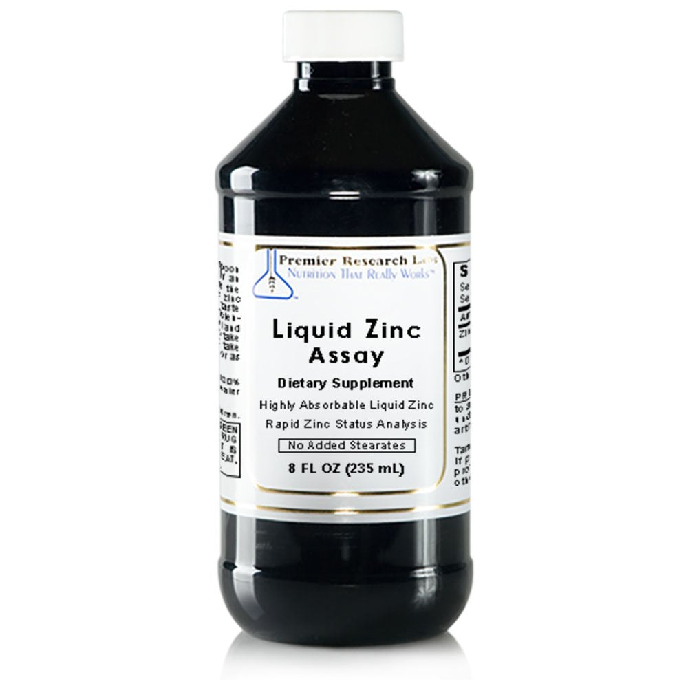 Liquid Zinc Assay, 8 fl oz (47 Servings) of Highly Absorbable Liquid Zinc. Excellent for Use in Rapid Analysis of Zinc Status