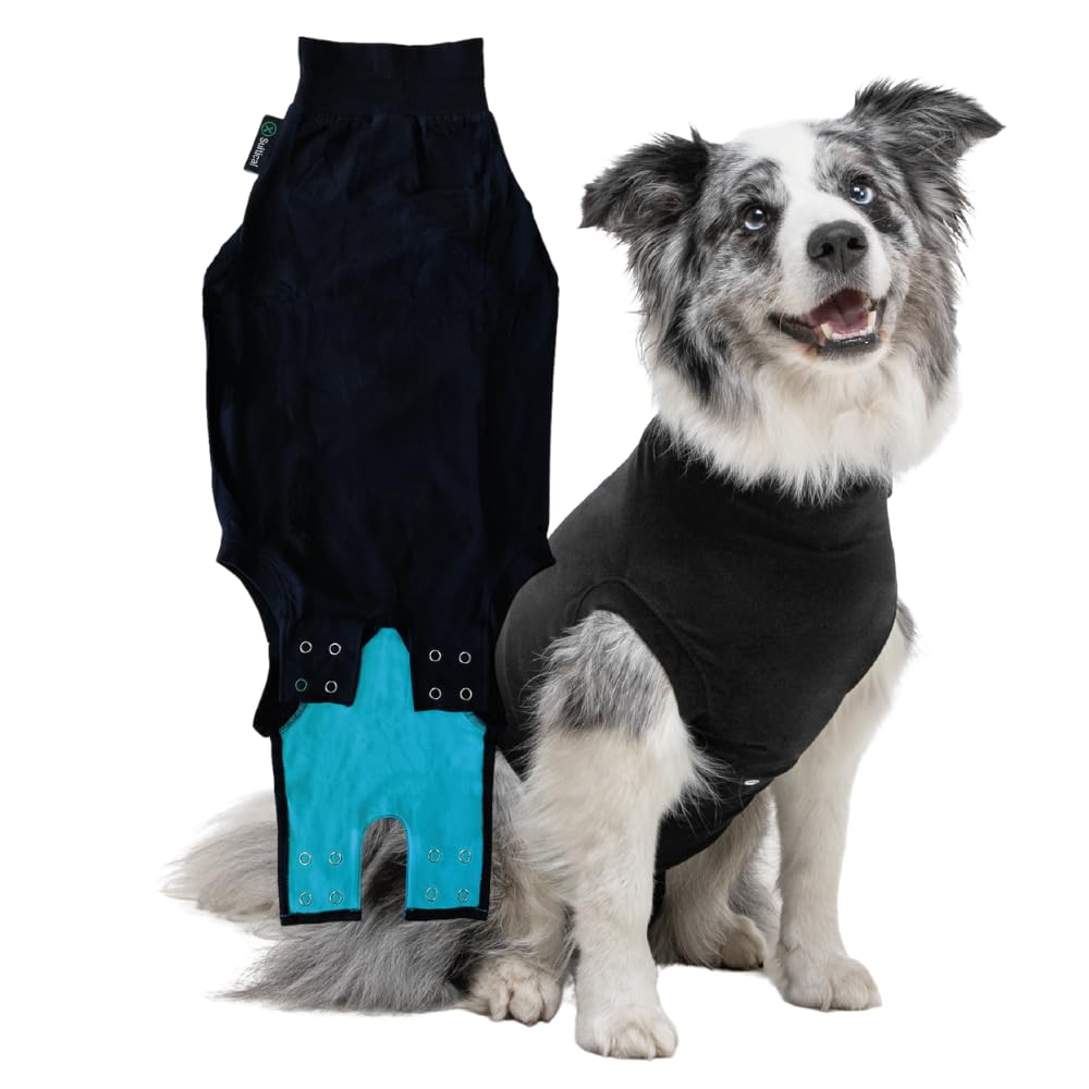 Suitical Recovery Suit Dog, Medium, Black