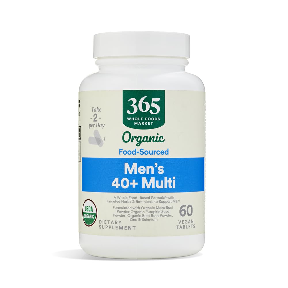 Whole Foods Market, Vitamin Multi Mens Food Cultured 40 Plus, 60 Count