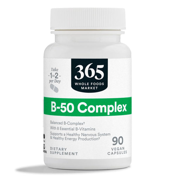 365 by Whole Foods Market, Vitamin B50 Complex, 90 Veg Capsules