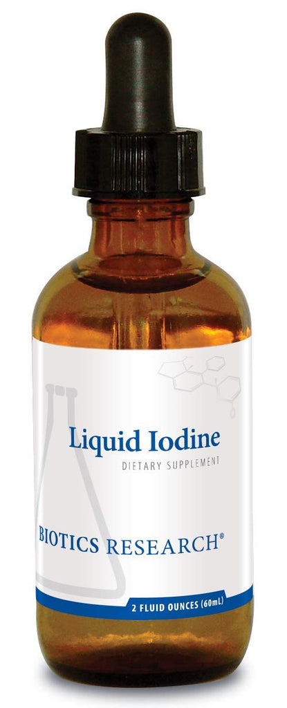 Biotics Research Liquid Iodine– Liquid Formula, Iodine 75mcg/Drop, Thyroid Health, Energy Levels, Metabolic Health, Key Trace Mineral 2 Fl Oz