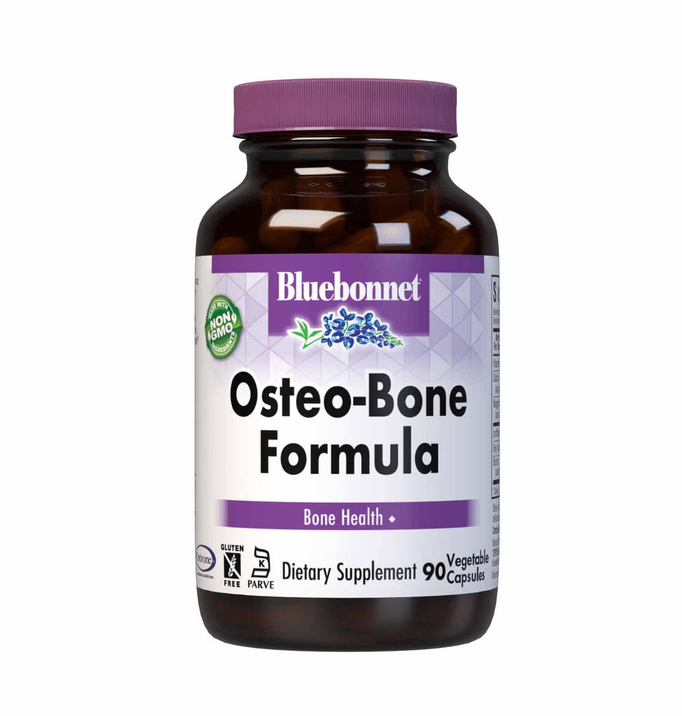 BlueBonnet Osteo-Bone Formula Vegetarian Capsules, 90 Count