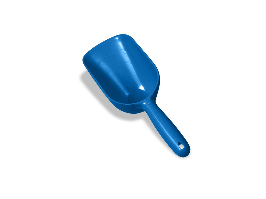 Van Ness Pets Cat And Dog Food Scoop 1 Cup, BPA Free Plastic, Cream, 8 Ounces, Blue