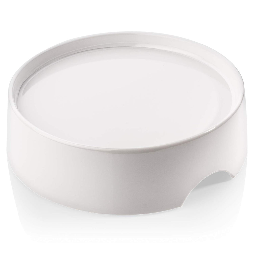 CatGuru Food Table for Cat Bowl, Non Slip Pet Feeding Station for Cat Food Bowls, Raised Stand for Food and Water Cats Bowls, Elevated Pet Feeder, Stress Free Pet Dish Stand (Marshnallow)
