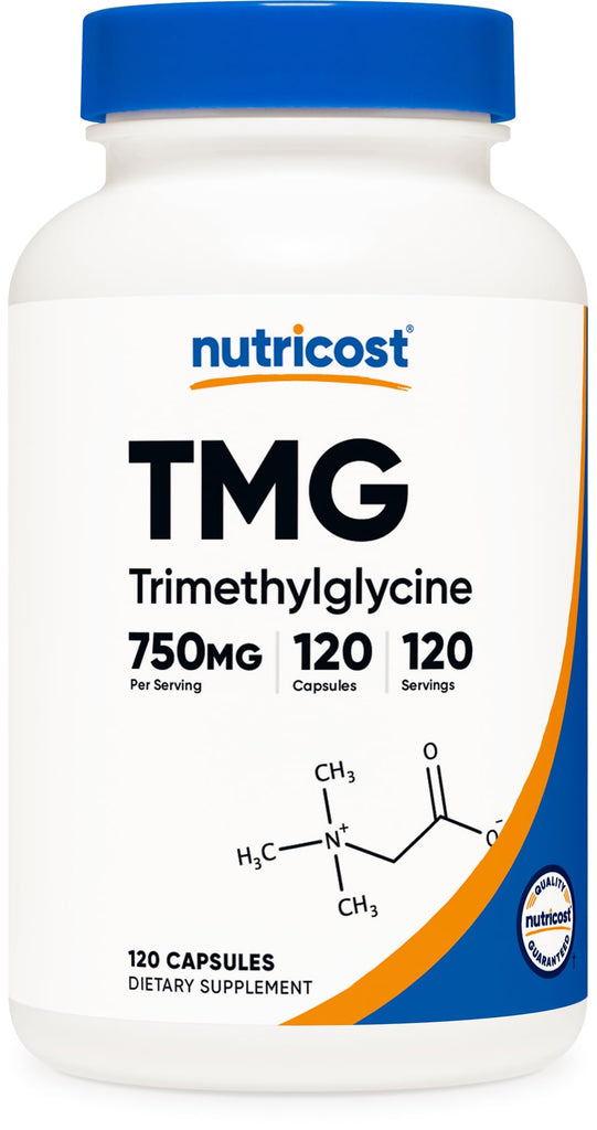 Nutricost TMG (Trimethylglycine) 750mg, 120 Capsules