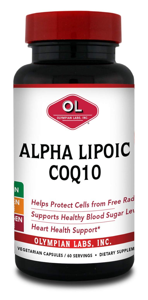 Olympian Labs Alpha Lipoic Coenyme Q 10 200 mg Caps, 60 Count