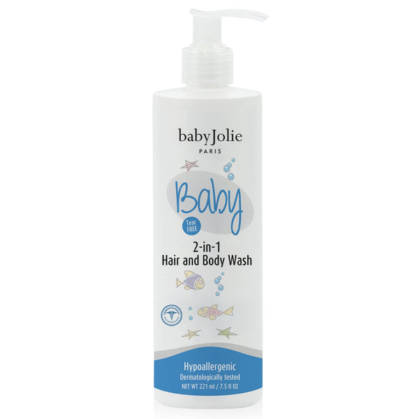 Baby Jolie Baby Body Wash, Kids Hair and Body Wash for Babies & Newborn 2-in-1, Shampoo + Soap | 7.5oz | 221ml (1)