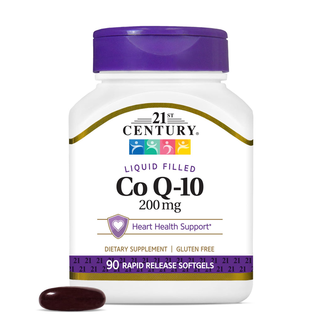 21st Century Co Q10 200 mg Softgels, 90 Count