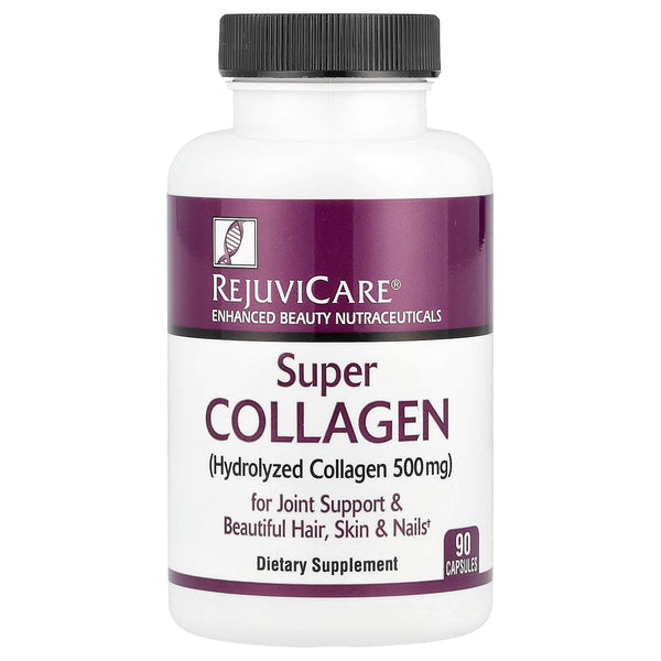 Rejuvicare Super Collagen Capsules for Beauty, Healthy Joints, Hair, Skin, & Nails, 90 Servings, Multi, (N8745)