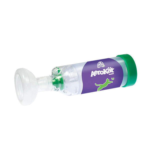 Aerokat The Original Aerokat Feline Aerosol Chamber Inhaler Spacer for Cats and Kittens with Exclusive Flo-Vu Indicator