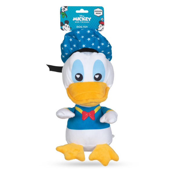 Disney for Pets Donald Duck Plush Squeaky Dog Toy 9in | Disney Dog Toys | Plush Squeaker Toy for Dogs Inspired by Donald Duck, Disney Mickey and Friends