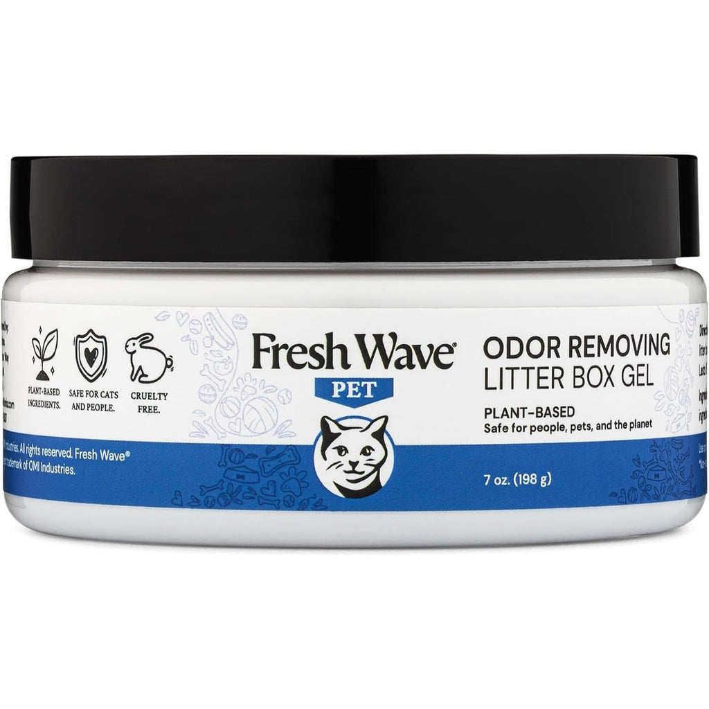 Fresh Wave Odor Removing Litter Box Gel, 7 oz. Pet Odor Eliminator for Home, Safer Odor Relief
