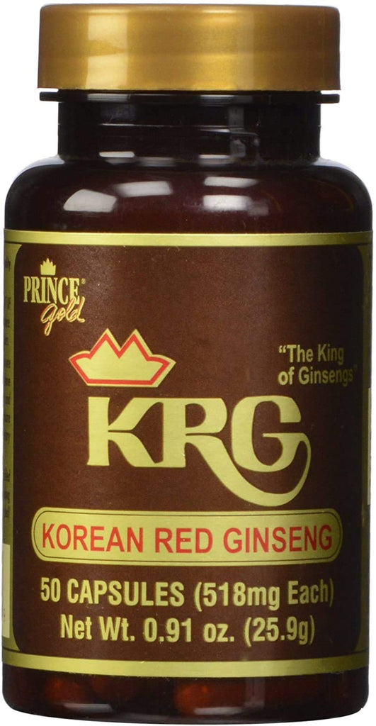 Prince of Peace Korean Red Ginseng Capsules, 50 Count