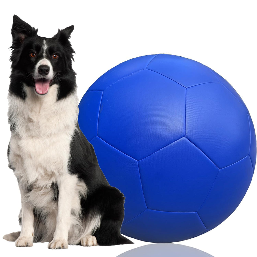 FOMAOGO Herding Ball for Dogs, 20" Collie Ball for Australian Shepherd,Border Collies,German Shepherd | Herding Dog Toys Large Ball for Dogs Herding Ball for Blue Heeler New Year Gift for Dogs (Blue)