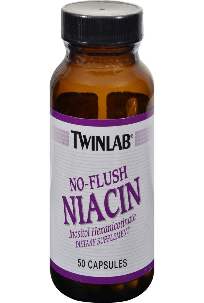 Twinlab Niacin, No-Flush, 50 Capsules