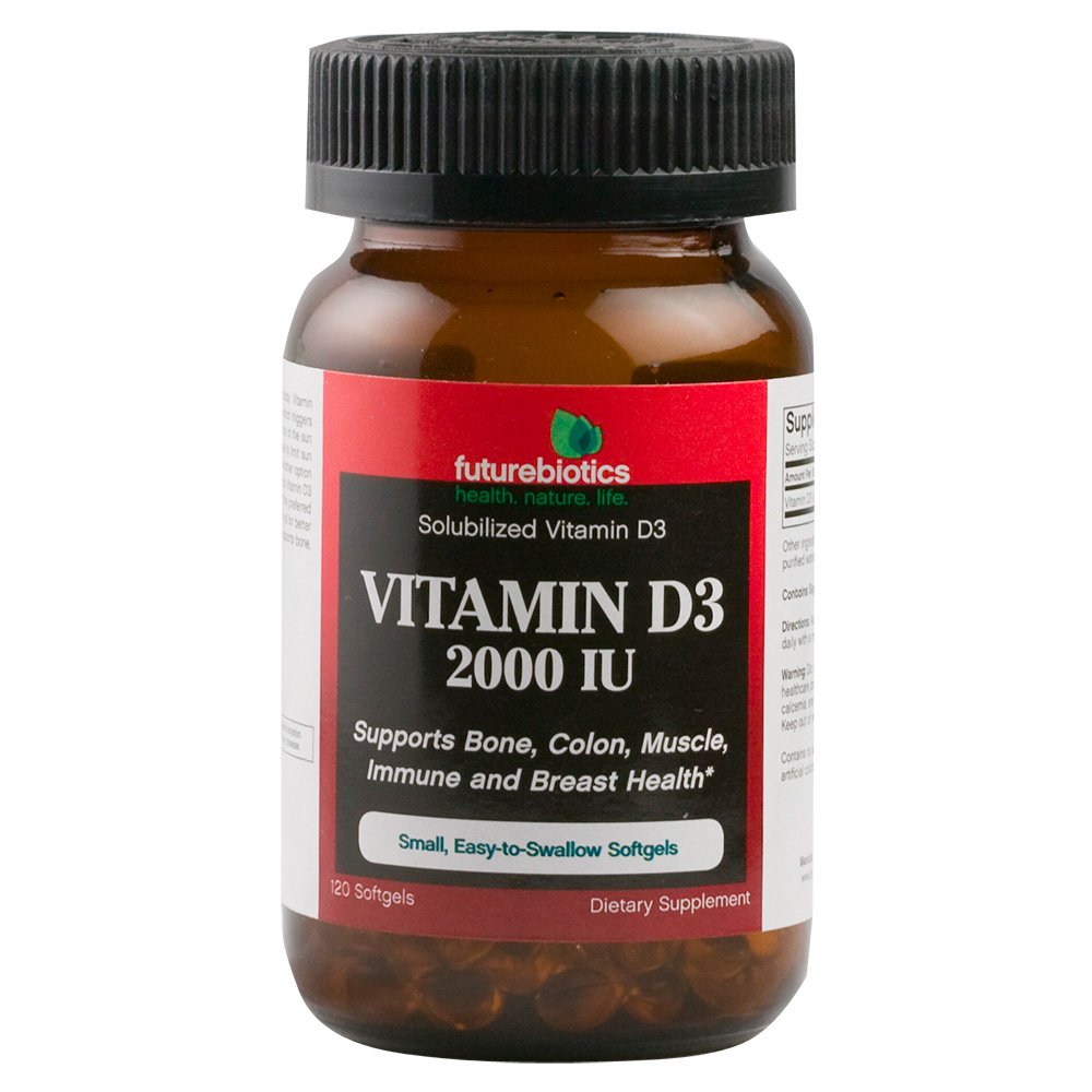 Futurebiotics Vitamin D3 2000 IU, 90 Softgels