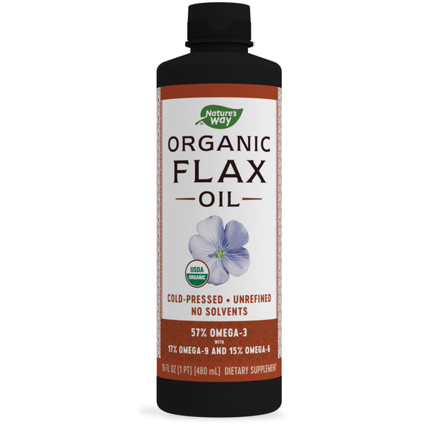 Nature's Way Premium Organic Flax Oil, 16 Fl. Oz
