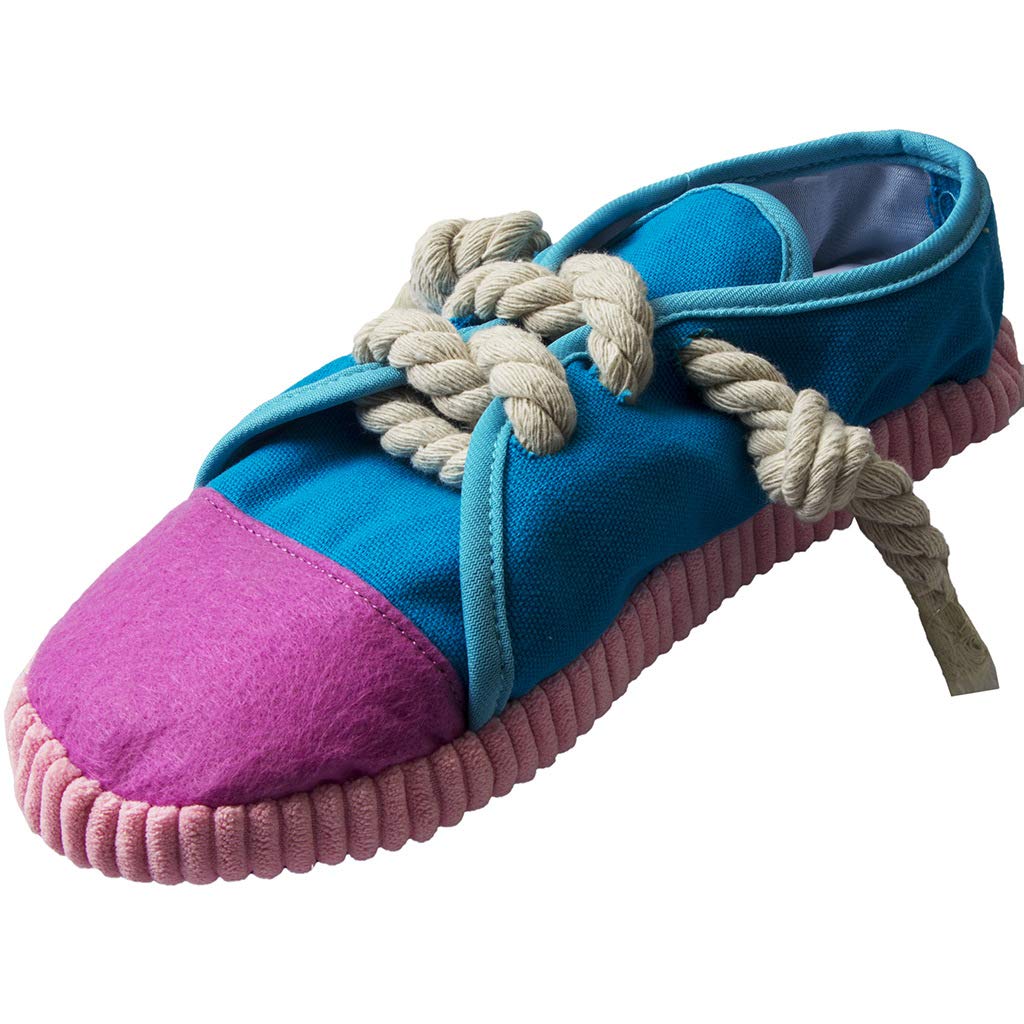 DOGOWU Dog Chew Toys,Creative Shoes Shape Squeaky Toy, Durable and Safe Dog Playing Toy Funny Shoes Sound Toy for Small and Medium Pets