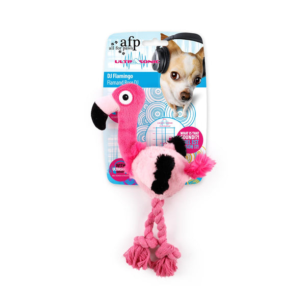 ALL FOR PAWS Ultrasonic Silent Squeaker Dog Toy, Quiet Puppy Toy Comfort Plush Toy Dog Cuddle Toys, Squeakerless Dog Toy with Cute Animal Designs, Ideal for Home and Office