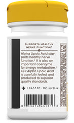 Nature's Way Alpha Lipoic Acid, Supports Healthy Nerve Function*, 600 mg per serving, 60 Capsules