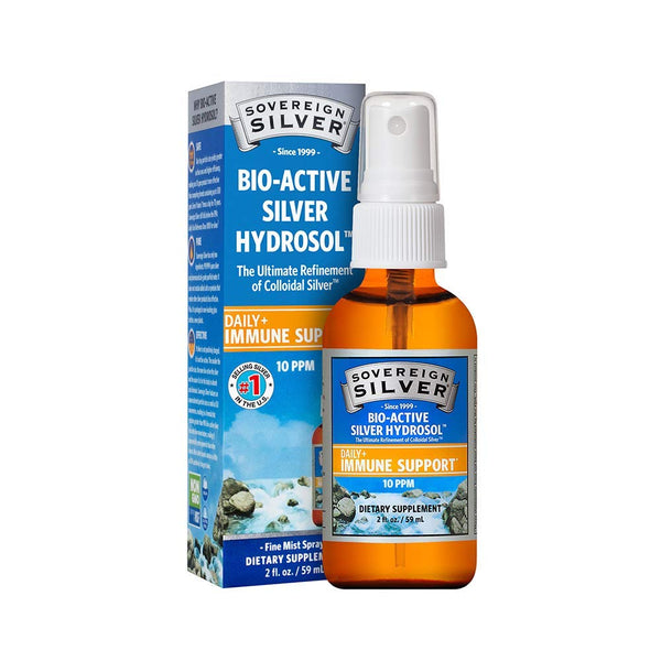 Sovereign Silver Bioactive Silver Hydrosol 10 PPM Fine Mist Spray, 2 oz.
