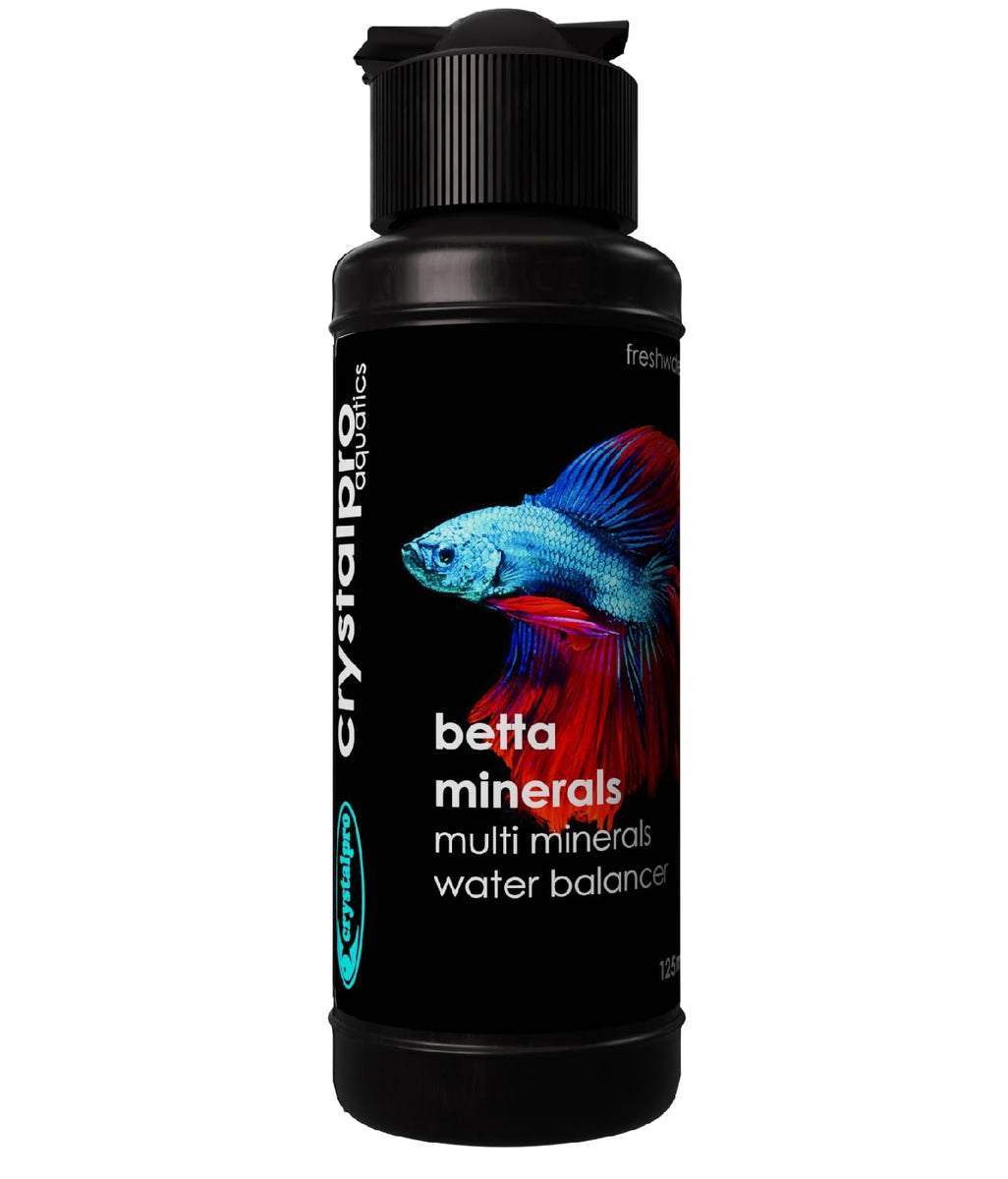 Crystalpro Betta Minerals for Betta Fish Health - Reduces Stress - Boo ...