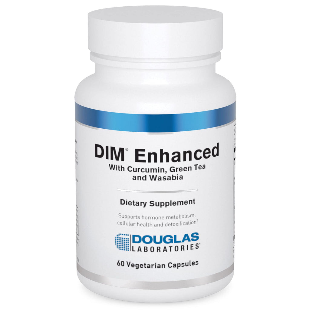 Douglas Laboratories DIM Enhanced - Supports Hormone Balance, Cellular Health & Detox* - With Antioxidants, Green Tea Extract & Wasabia - 60 Vegetarian Capsules