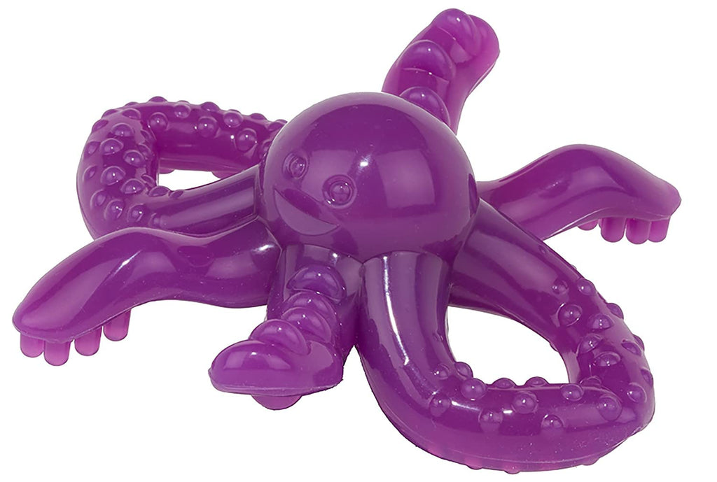 Baby Banana - Octopus Teething Toy Toothbrush, Food Grade Flexible Silicone, Good for Sensory Therapy, Infants to Toddlers, Family-Owned Business, Soft Grip