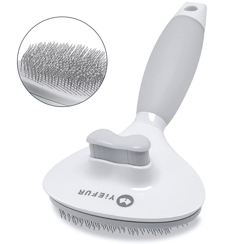 Cat Hair Brush,Cat Brush for Shedding,Soft Silicone Self Cleaning Brushes for Short and Long Haired Cats for Grooming and Shedding