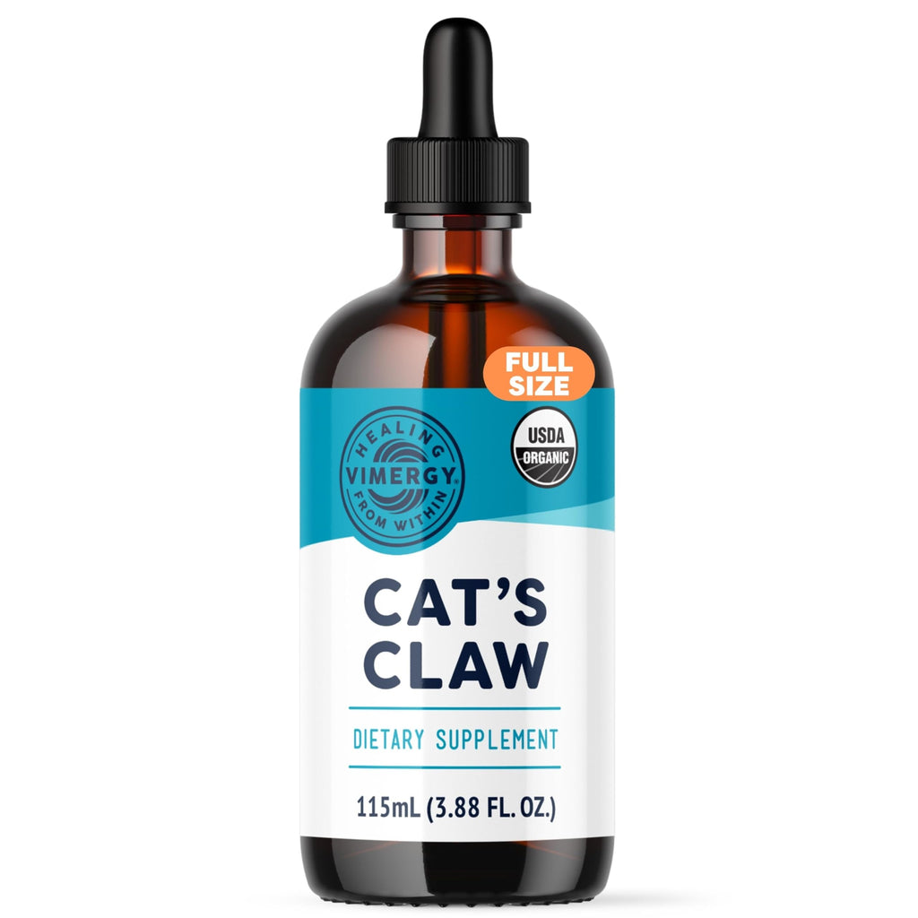 Vimergy Organic Cat’s Claw Liquid – Provides Antioxidant Support* – Benefits The Immune System* – Organic, Vegan, Gluten-Free, Non-GMO – 57 Servings (115 mL)