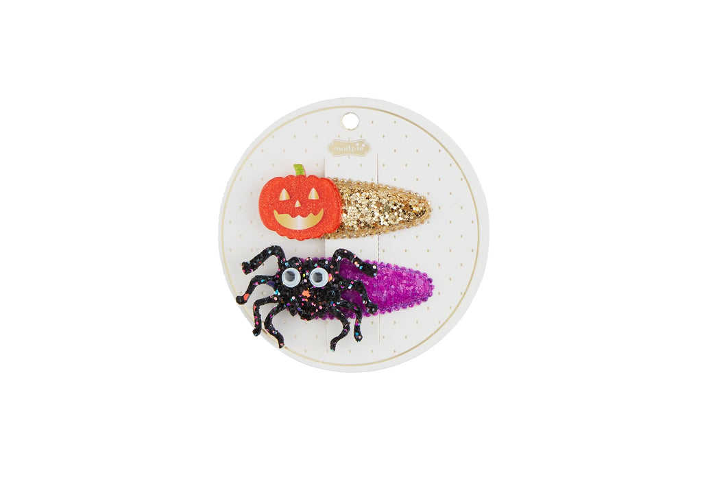 Mud Pie Baby Girl's Halloween Hair Clips, One Size