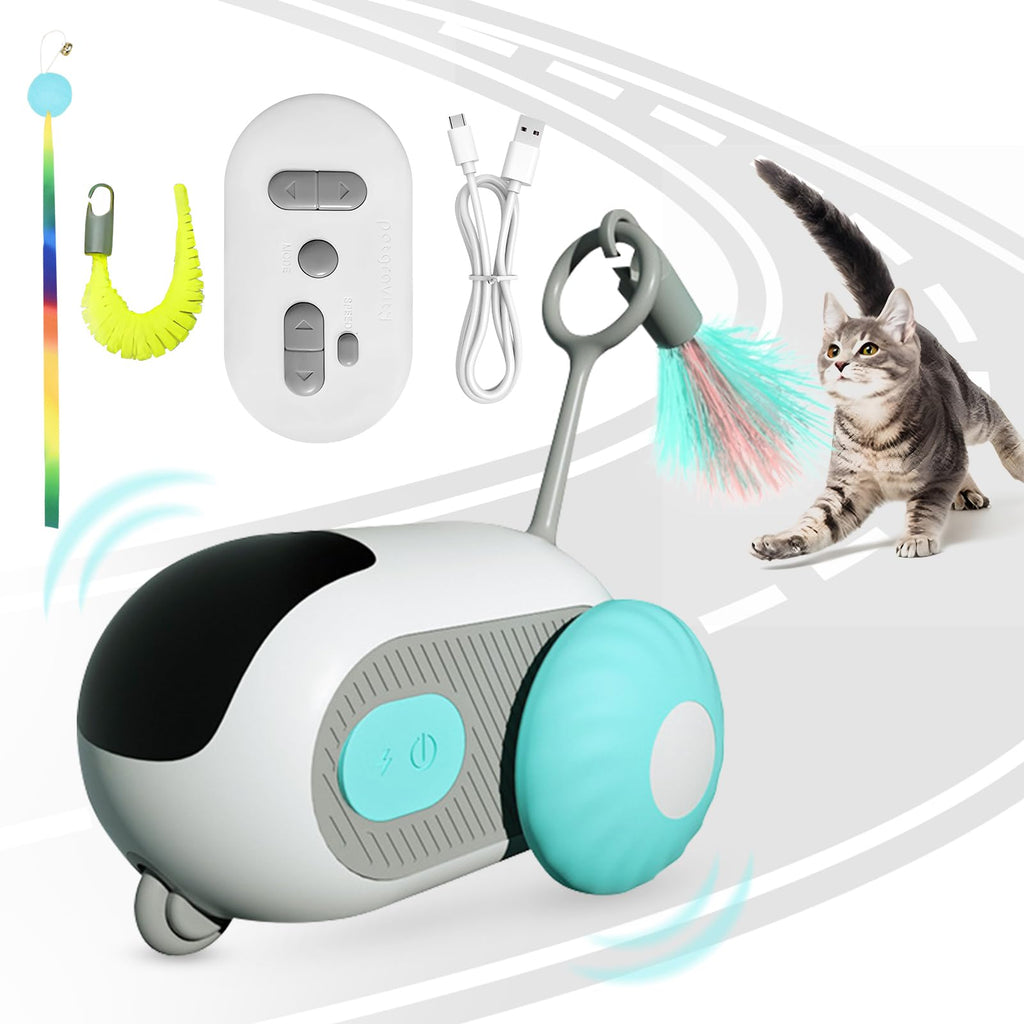 ESIXJS Remote Control Smart Electric Interactive Cat Toy