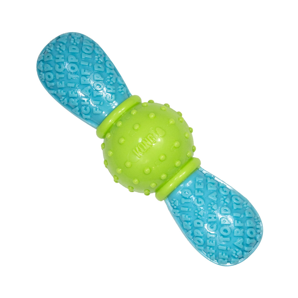 KONG CoreStrength Bow Tie Bone - Dog Dental Chew Toy - Durable, Multi-Layered Dog Toy for Enrichment Play & Dental Care - with Textured Body for Teeth Cleaning - for Medium/Large Dogs