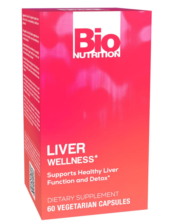 Bio Nutrition Liver Wellness 60 Vegetarian Capsules | Supports Healthy Liver Fuction | Detoxification Support | Milk Thistle 500 mg | Digestive Health | Improved Energy Levels