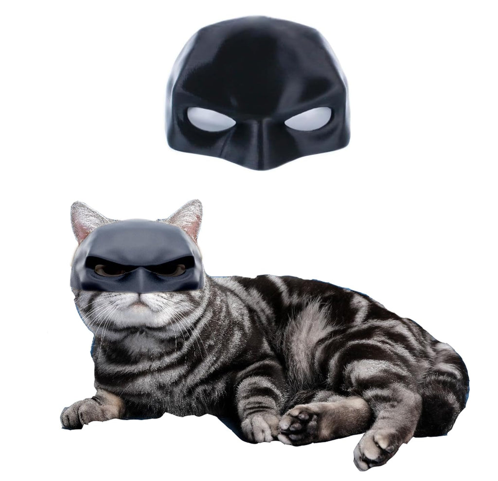Cat Mask, Cosplay Hat, Cat Halloween Costume Accessory, Fits Most Cats (Medium)