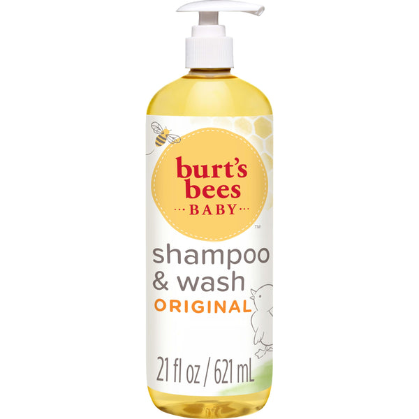 Baby Shampoo & Wash, Burt's Bees Tear Free Soap, Baby Care, Original, 21 Ounce (Packaging May Vary)