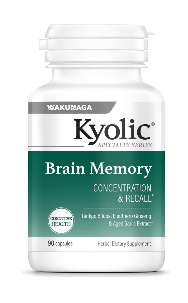 Kyolic Specialty Series, Brain Memory, Concentration & Recall, 90 Capsules