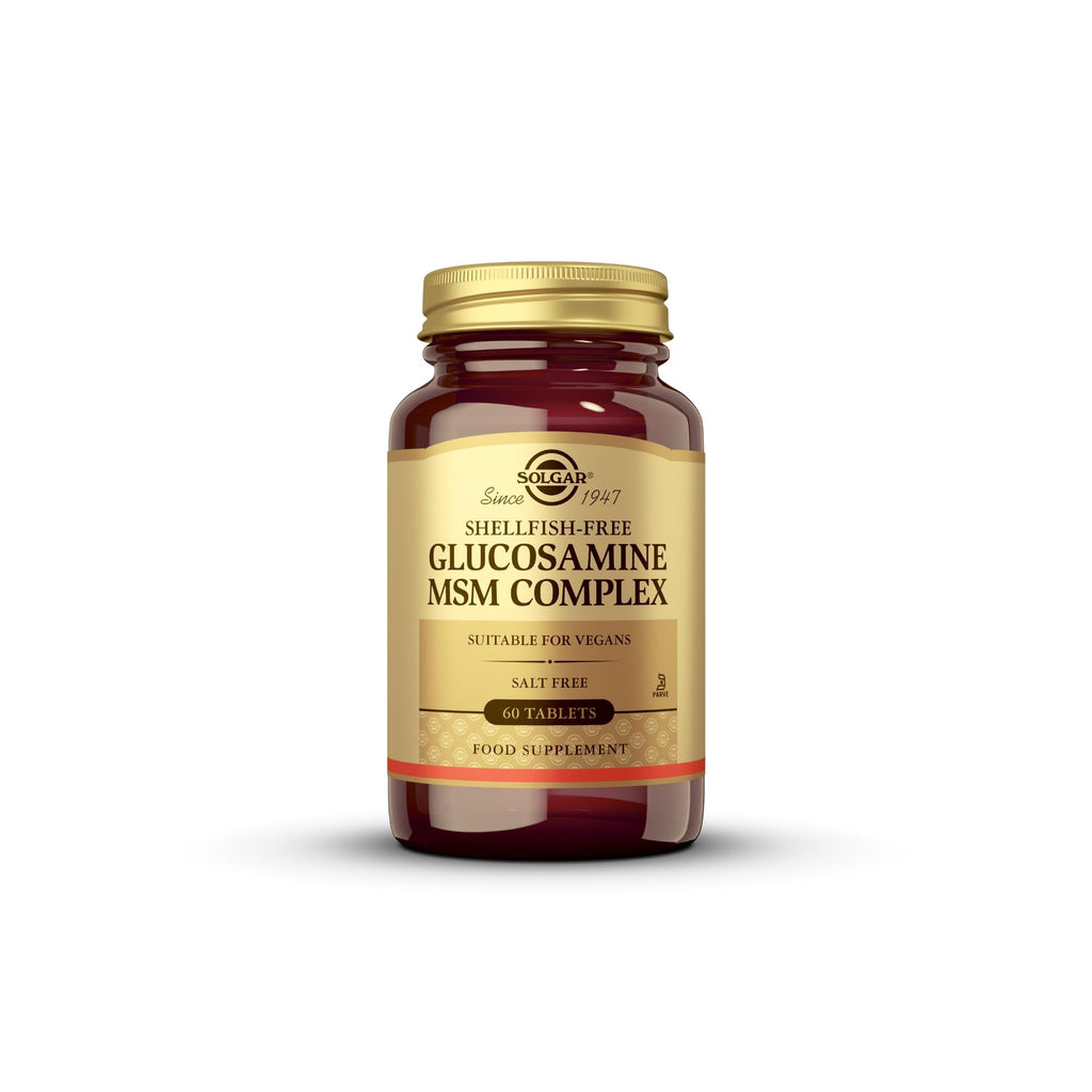 Solgar Triple Strength Glucosamine Chondroitin MSM, 60 Tablets - Promotes Healthy Joints, Supports Comfortable Movement - Shellfish Free - Gluten Free, Dairy Free - 30 Servings