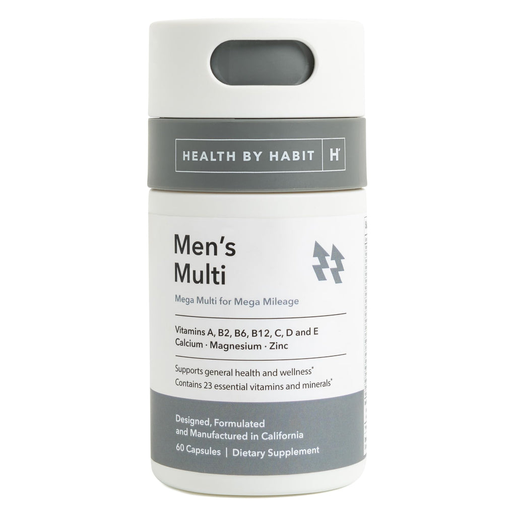 Health by Habit Mens Multi Supplement (60 Capsules) - 23 Essential Vitamins and Minerals, Supports General Health & Wellness, Non-GMO, Sugar Free (1 Pack)